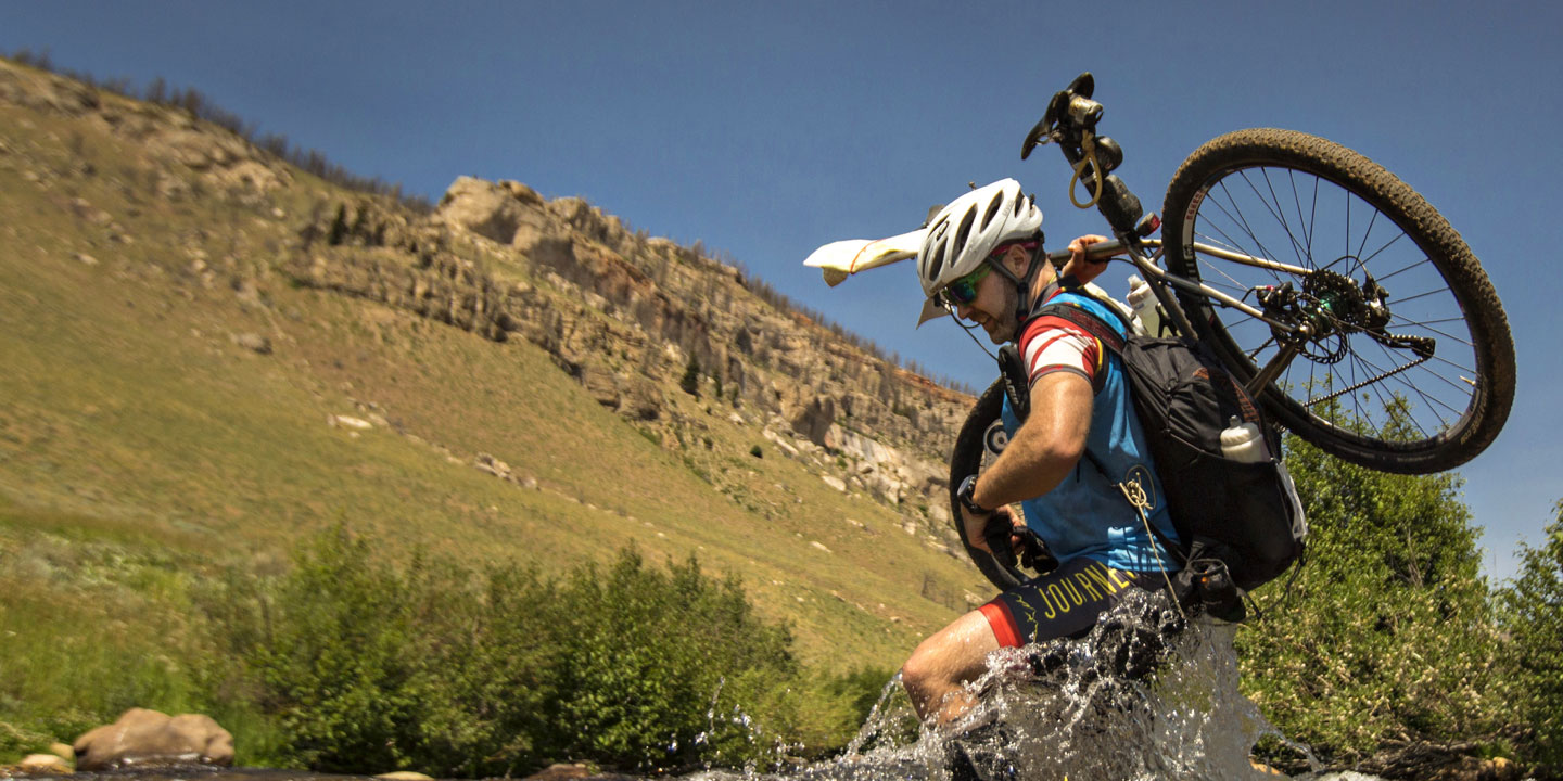 Mountain biker