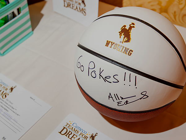 Signed basketball